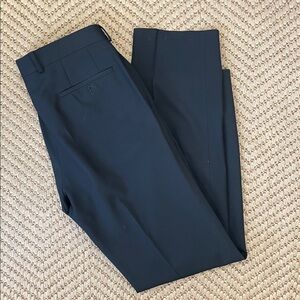 Hugo Boss - Virgin Wool Blend Straight Leg Pants - Black - 50 or 34